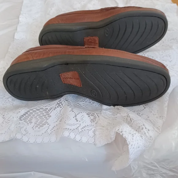 Florsheim Mens Brown Leather Tasseled Loafers Size 8.5D K1837 1 03 - Picture 5 of 7